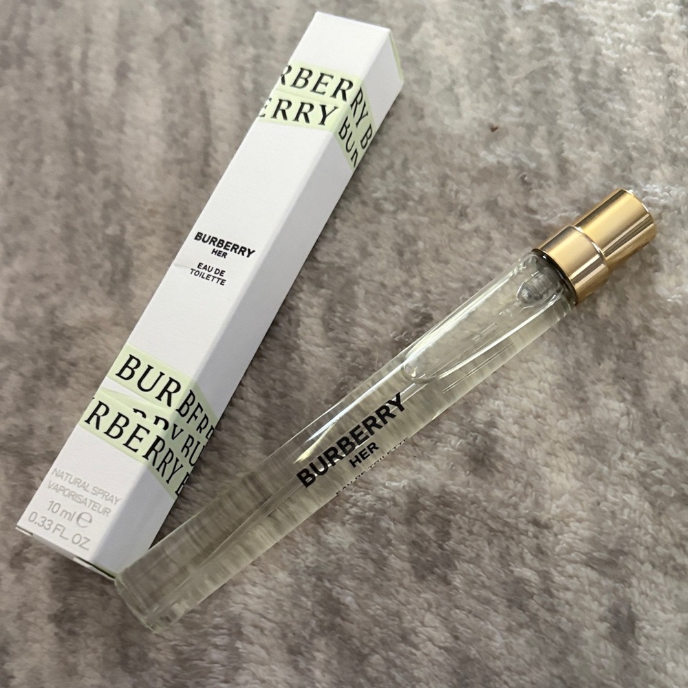 Burberry Her Rollerball Perfume - Clear & Gold